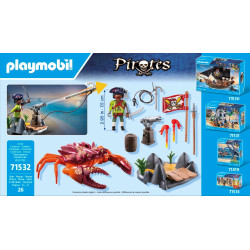 Playmobil Pirate et crabe géant | Éveillez l'esprit pirate