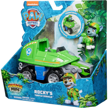 PAW Patrol Jungle Pups - Rocky's Snapping Turtle Vehicle