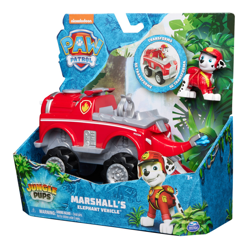 Pat Patrouille Jungle Pups - Vehicule Elephant de Marcus