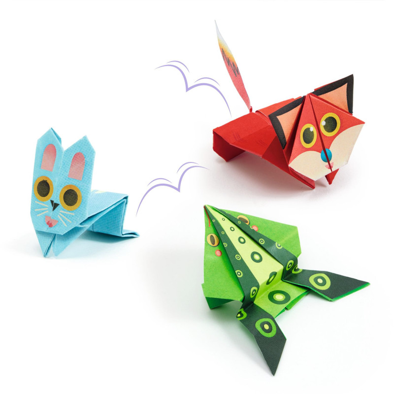 Origami - Jumping animals