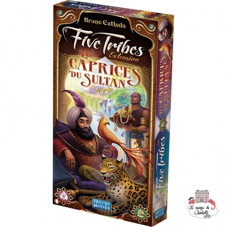 Five Tribes - Ext. Les Caprices du Sultan - DOW-75162 - Days of Wonder - Jeux de société - Le Nuage de Charlotte