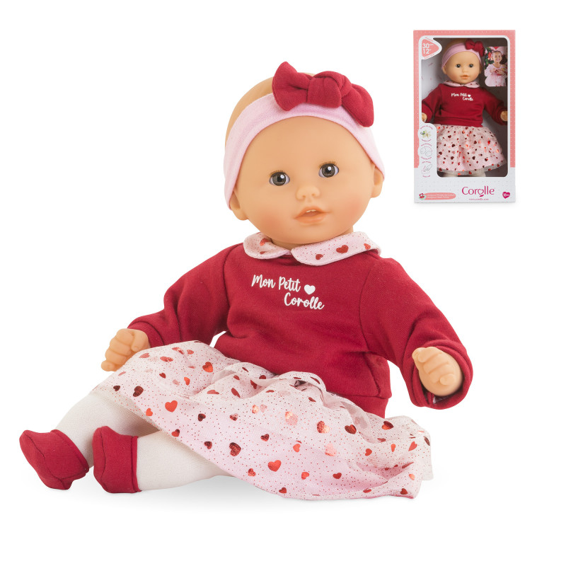 Margaux Baby Calin Doll Heart Petals