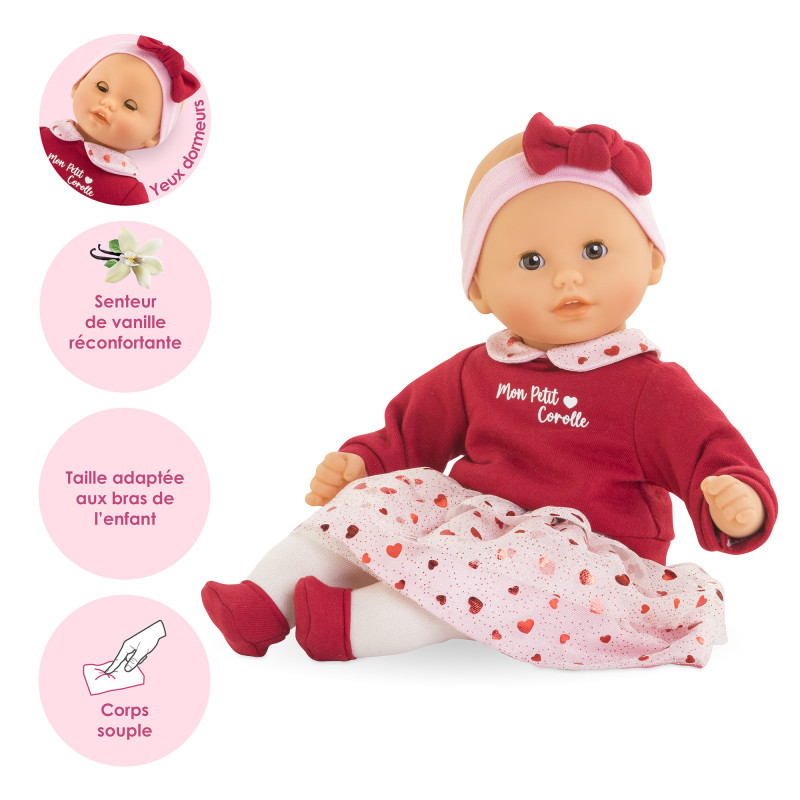 Margaux Baby Calin Doll Heart Petals