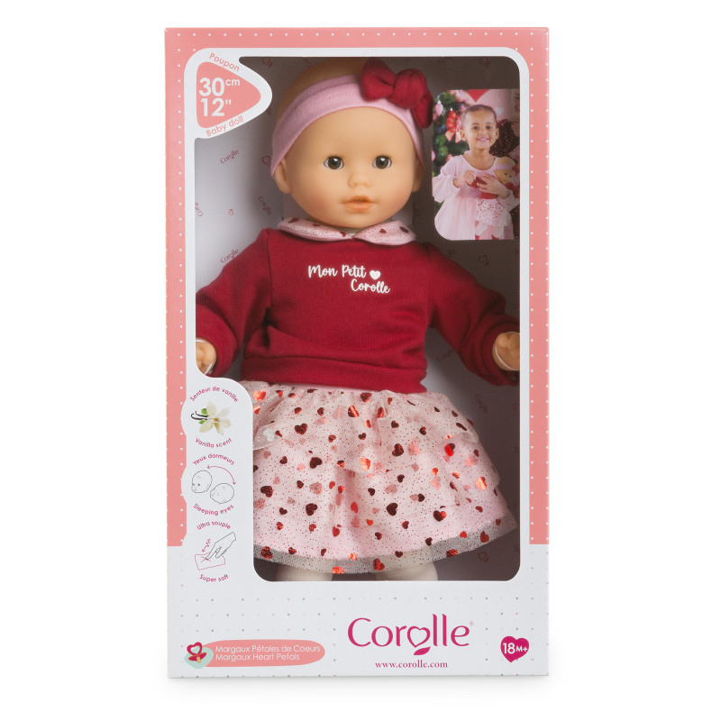 Margaux Baby Calin Doll Heart Petals