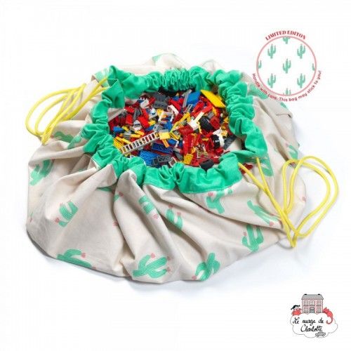 Sac de rangement, tapis - Cactus (Edition Limitée) - PNG-CACTUSLE - play&go - Sacs play&go - Le Nuage de Charlotte