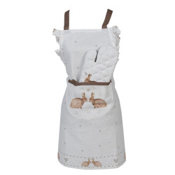 Acheter Kitchen apron - Beige pink butterflies - Cook like a grown-...