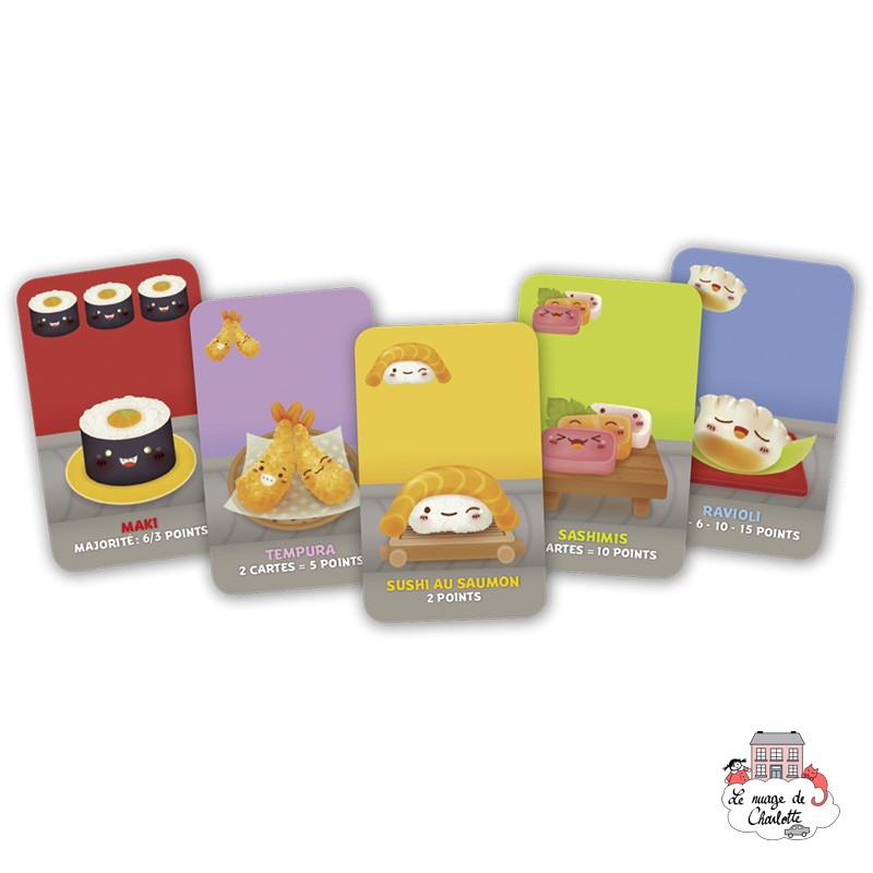 Sushi Go! - COG-INT0100 - Cocktail Games - Jeux de société - Le Nuage de Charlotte