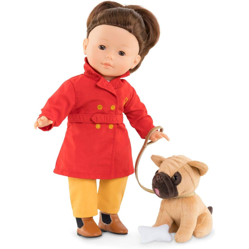 Dog, Leash and Bone Set for ma Corolle doll