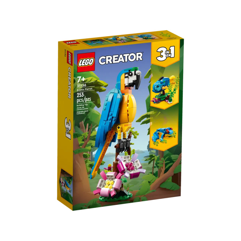 Creator 3in1 - Le perroquet exotique