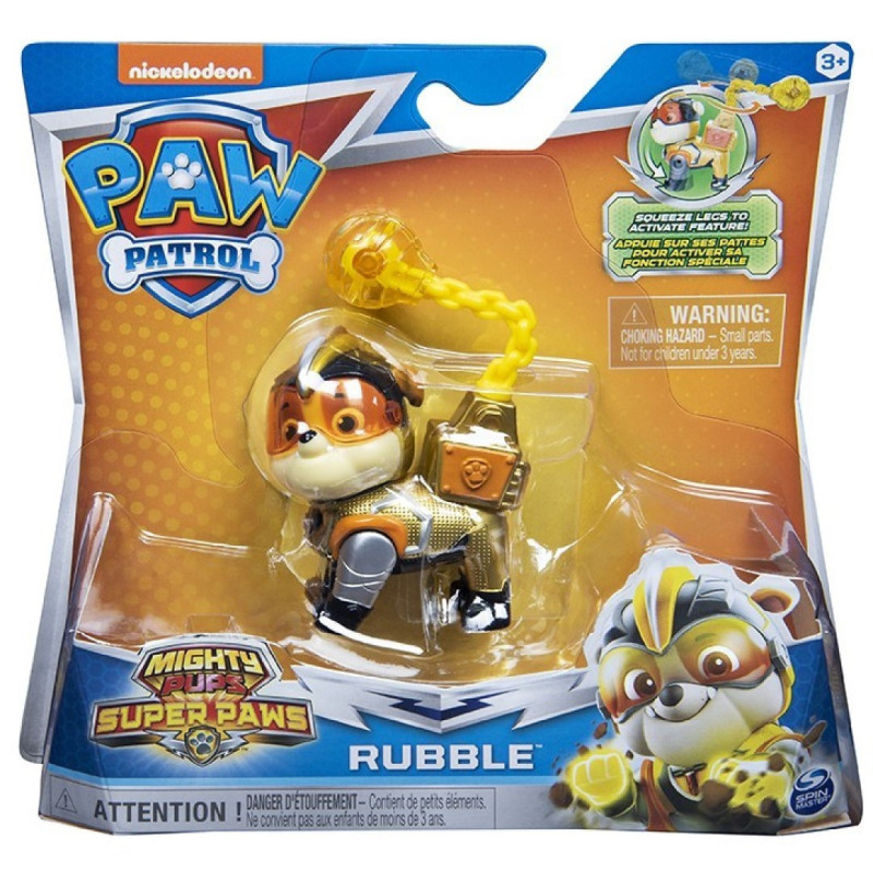 Paw Patrol - Mighty Pups - Rubble