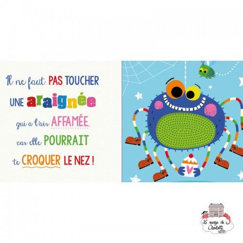 Il ne faut pas toucher une Araignée - 123-9782359903720 - Editions 123 Soleil - Preschool - Le Nuage de Charlotte