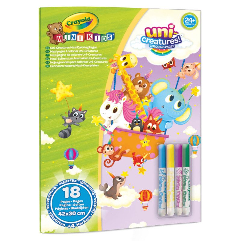 Crayola Minikids - Colouring Book "Uni-creatures!"