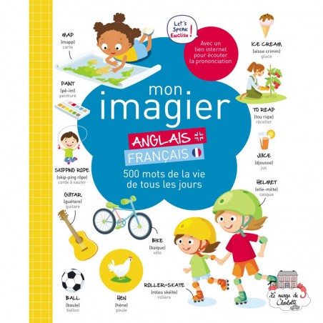 Mon imagier Anglais-Français - 123-9782359903126 - Editions 123 Soleil - Imagiers / Éveil - Le Nuage de Charlotte