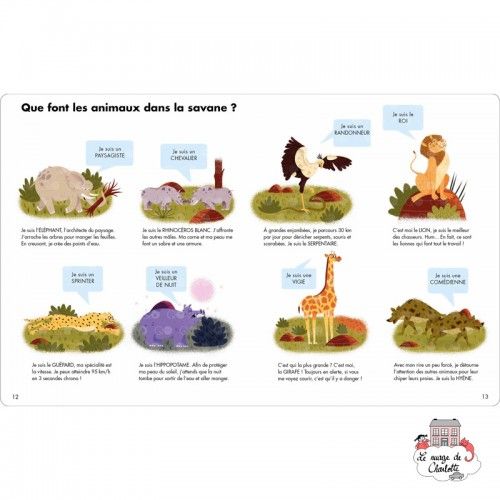 Que font les animaux quand ils sont réveillés ? - 123-0052 - Editions 123 Soleil - Documentaires - Le Nuage de Charlotte