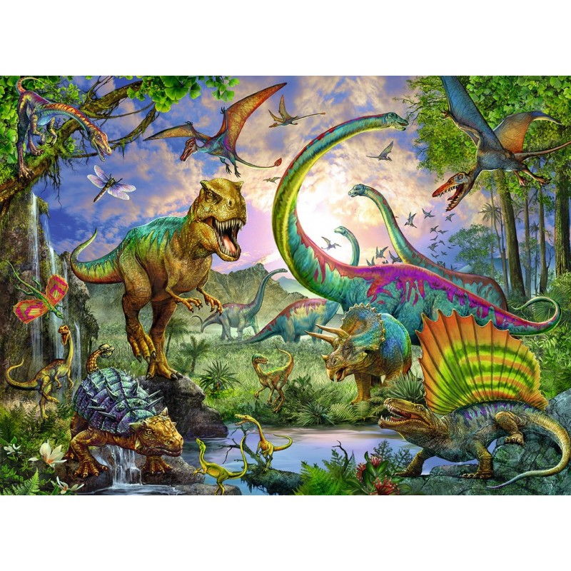 Le royaume des dinosaures - RAV-127184 - Ravensburger - Puzzles pour les plus grands - Le Nuage de Charlotte