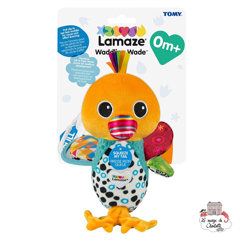 Lamaze César le Canard - TOM-L27517 - Tomy - Jouets d'activité - Le Nuage de Charlotte