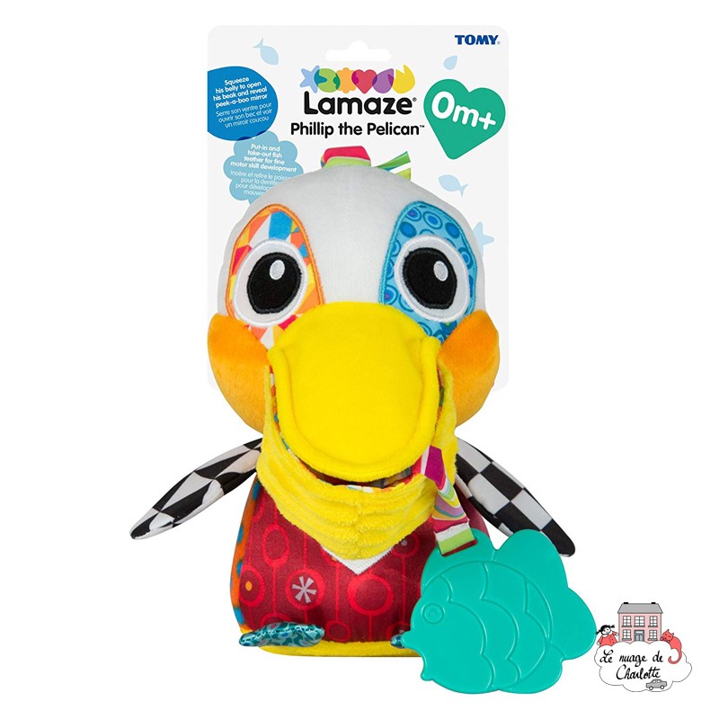 Lamaze Philippe le Pélican - TOM-L27518 - Tomy - Jouets d'activité - Le Nuage de Charlotte