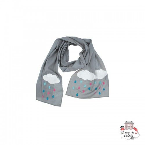 Cotton scarf clouds - NEB-BNCSclou - By Nébuline - Accessories - Le Nuage de Charlotte