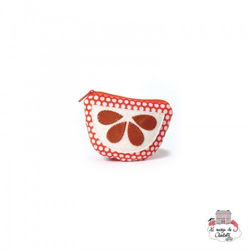 Coin purse - orange - NEB-NBNK01 - By Nébuline - Money Box and wallet - Le Nuage de Charlotte