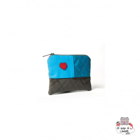 Coin Purse - Blue - NEB-NBNK015 - By Nébuline - Money Box and wallet - Le Nuage de Charlotte