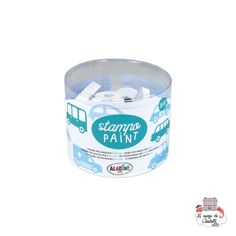 Stampo Paint - Voitures - ALA-03246 - AladinE - Tampons enfants - Le Nuage de Charlotte