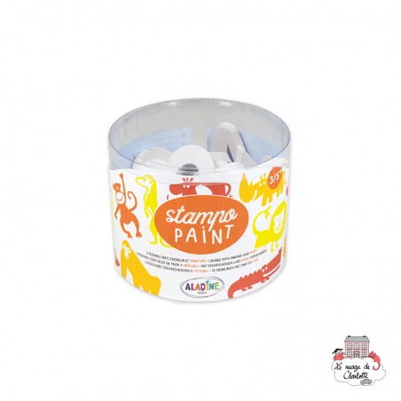 Stampo Paint - Savane - ALA-03247 - AladinE - Tampons enfants - Le Nuage de Charlotte