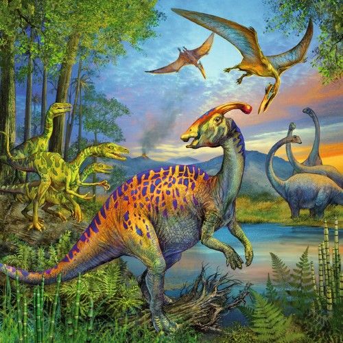 La fascination des dinosaures - RAV-093175 - Ravensburger - Puzzles - Le Nuage de Charlotte