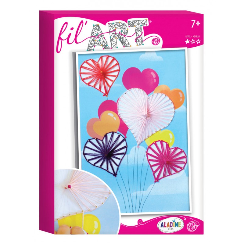 Fil'Art - Heart Balloon - ALA-47203 - AladinE - Creative boxes - Le Nuage de Charlotte