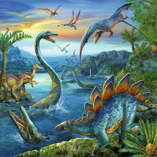 La fascination des dinosaures - RAV-093175 - Ravensburger - Puzzles - Le Nuage de Charlotte