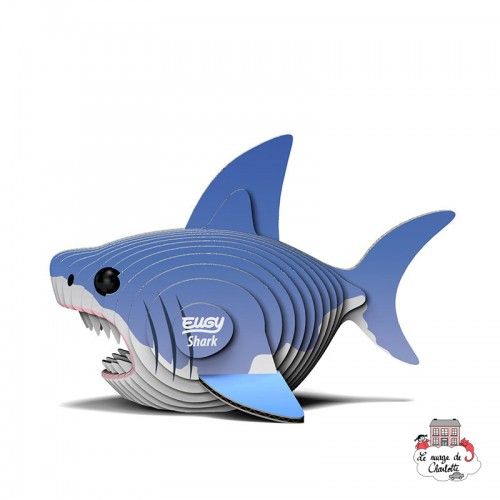 Eugy 019 - Shark - EUG-5313912 - dodoland - Maquettes en carton - Le Nuage de Charlotte