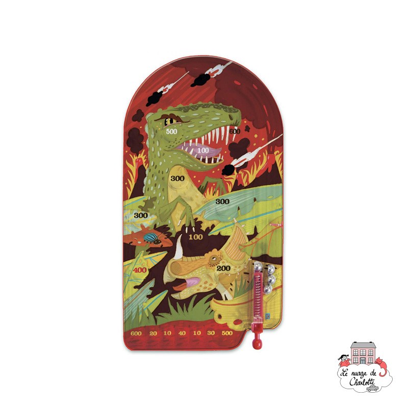 Flipper de poche - Dinosaure - VIL-9910R - Vilac - Autres Jeux d'Adresse - Le Nuage de Charlotte