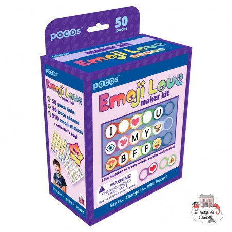 Pocos Emoji Love Maker Kit 50 pocos - POC-101121 - Luna Loop - Pocos - Le Nuage de Charlotte