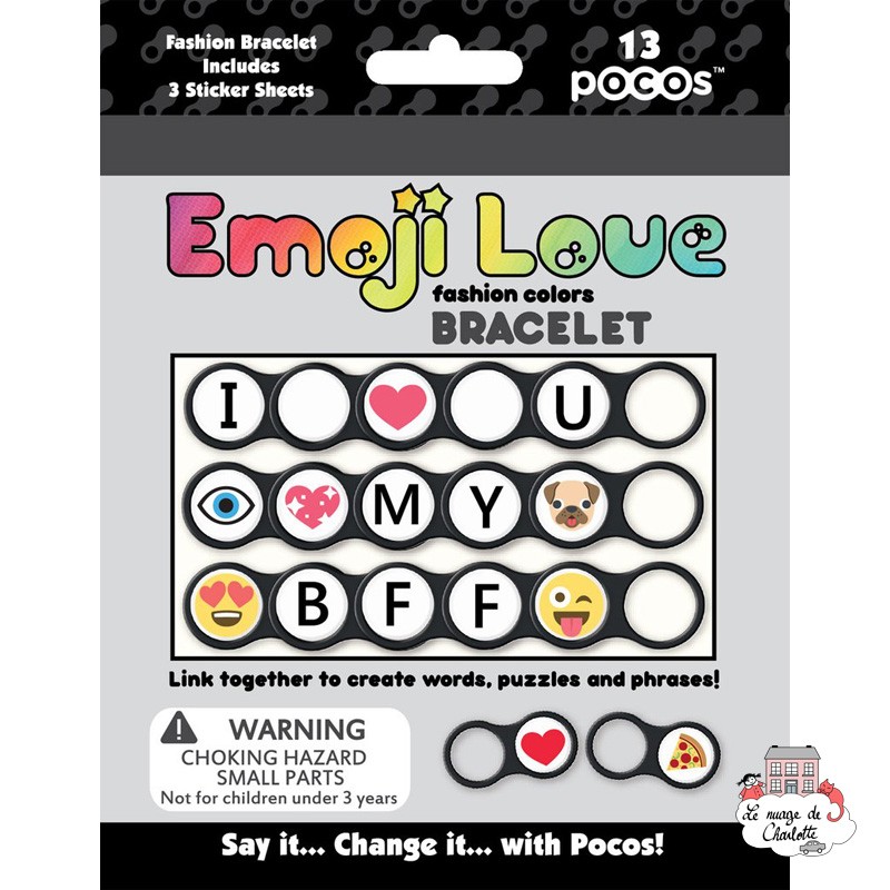 Pocos Emoji Love Bracelet Fashion Colors 13 pocos - POC-101124 - Luna Loop - Pocos - Le Nuage de Charlotte