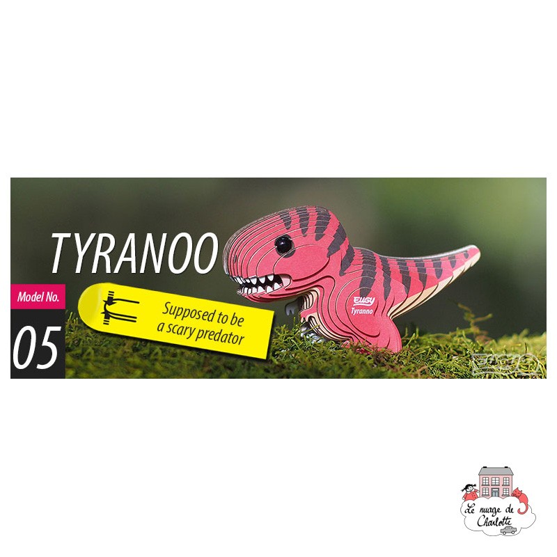 Eugy 005 - Tyranno T-Rex - EUG-5313915 - dodoland - Maquettes en carton - Le Nuage de Charlotte