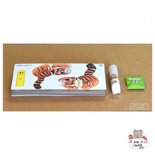 Eugy 012 - Tiger - EUG-5313910 - dodoland - Maquettes en carton - Le Nuage de Charlotte