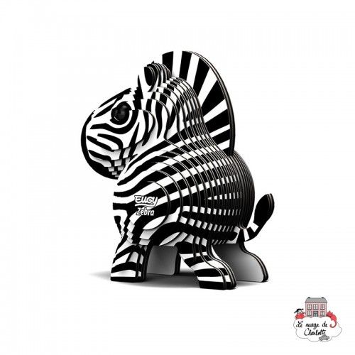 Eugy 011 - Zebra - EUG-5313906 - dodoland - Maquettes en carton - Le Nuage de Charlotte