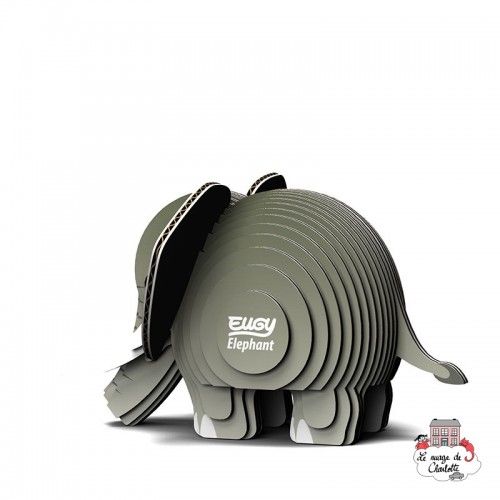 Eugy 010 - Elephant - EUG-5313908 - dodoland - Maquettes en carton - Le Nuage de Charlotte