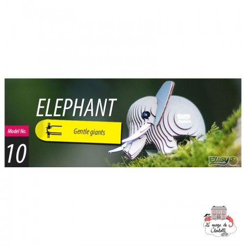 Eugy 010 - Elephant - EUG-5313908 - dodoland - Maquettes en carton - Le Nuage de Charlotte