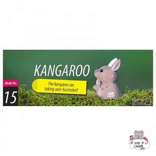 Eugy 015 - kangaroo - EUG-5313938 - dodoland - Maquettes en carton - Le Nuage de Charlotte