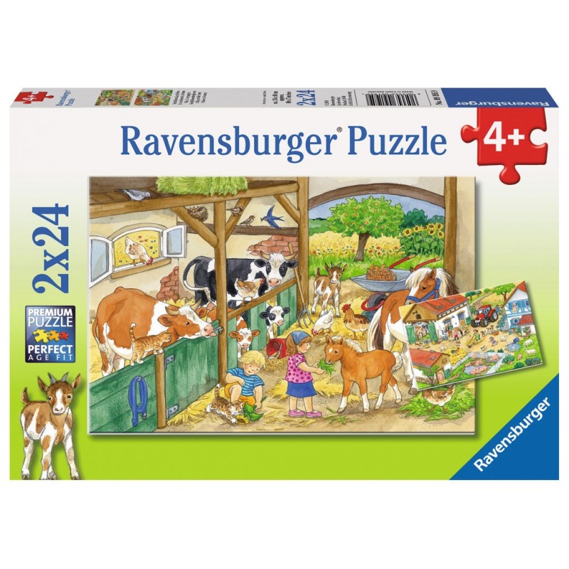 Le bonheur à la ferme - RAV-091959 - Ravensburger - Puzzles pour les petits - Le Nuage de Charlotte