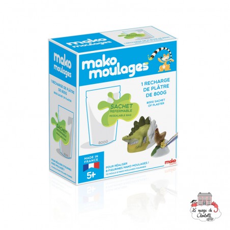 mako moulages - Recharge plâtre 800g - MAK-39004 - Mako Créations - Moulages en plâtres - Le Nuage de Charlotte