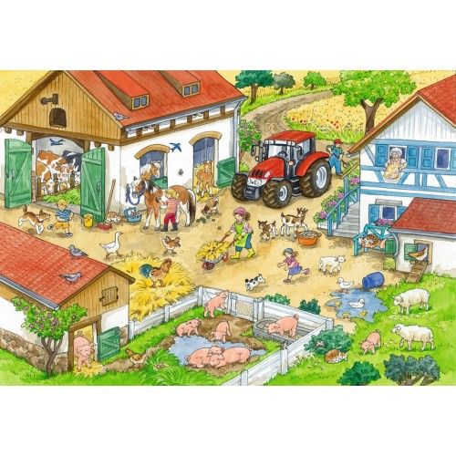 Le bonheur à la ferme - RAV-091959 - Ravensburger - Puzzles pour les petits - Le Nuage de Charlotte