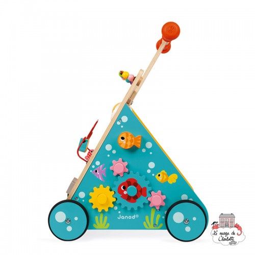 Multi-Activities Cat Baby Walker - JAN-J08005 - Janod - Ride-on, walkers and rocking - Le Nuage de Charlotte