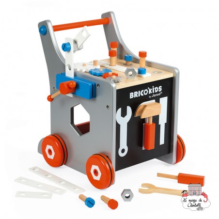 Brico'Kids Magnetic DIY Trolley - JAN-J06478 - Janod - Wooden blocks and boards - Le Nuage de Charlotte