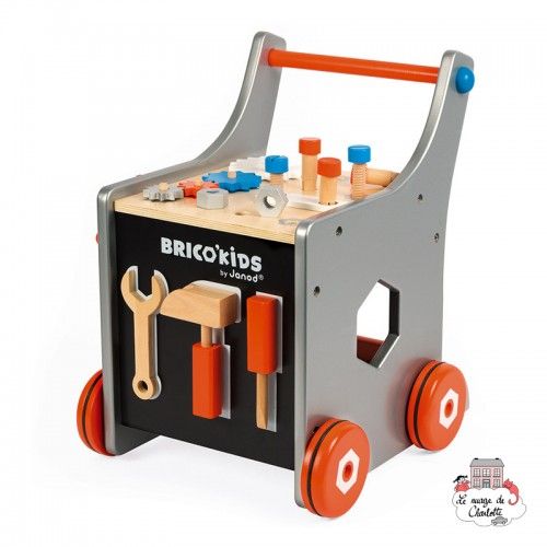 Brico'Kids Magnetic DIY Trolley - JAN-J06478 - Janod - Wooden blocks and boards - Le Nuage de Charlotte