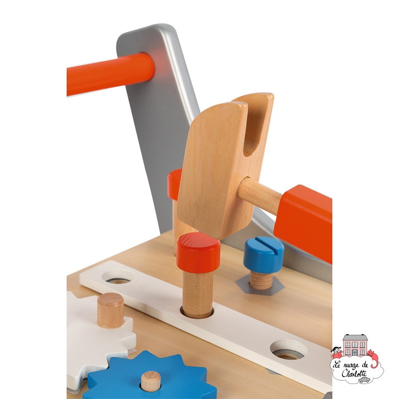 Brico'Kids Magnetic DIY Trolley - JAN-J06478 - Janod - Wooden blocks and boards - Le Nuage de Charlotte