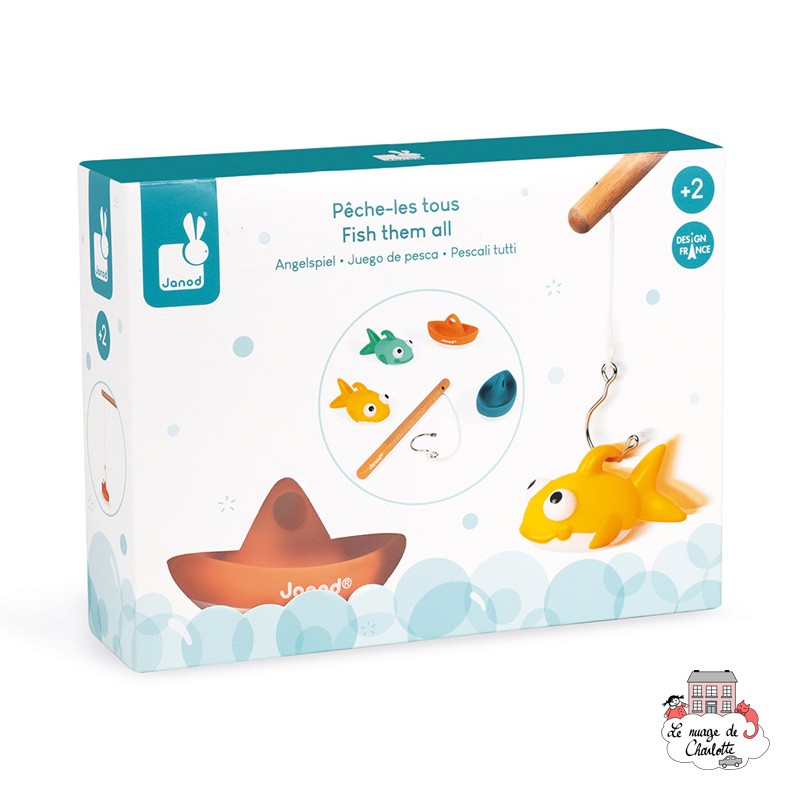 Jeu de pêche à la ligne - JAN-J04715 - Janod - Jeux d'eau - Le Nuage de Charlotte