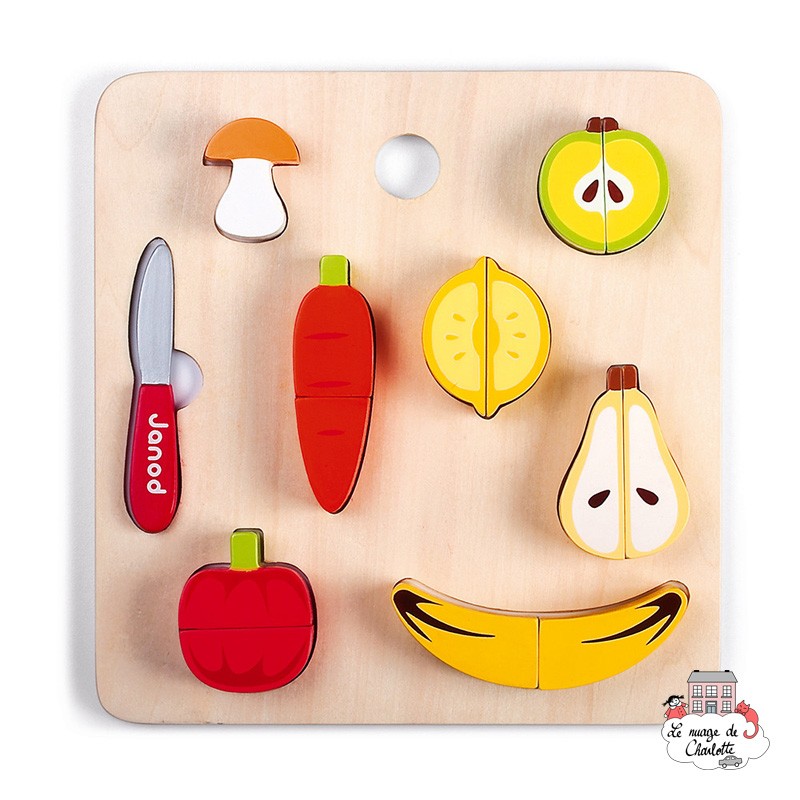 Fruit and Veg' Set - JAN-J06529 - Janod - Play Food - Le Nuage de Charlotte