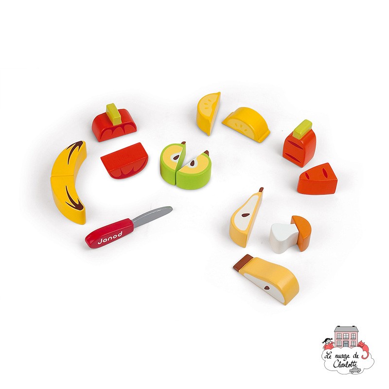 Fruit and Veg' Set - JAN-J06529 - Janod - Play Food - Le Nuage de Charlotte