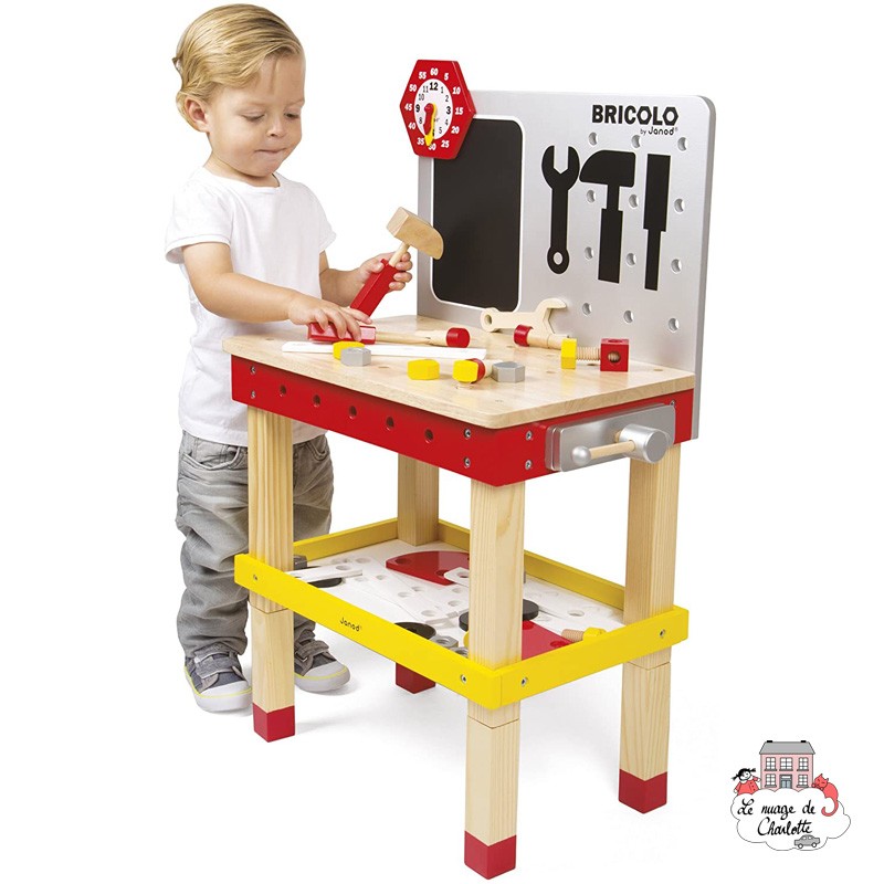 Redmaster Giant Magnetic Workbench - JAN-J06492 - Janod - Wooden blocks and boards - Le Nuage de Charlotte